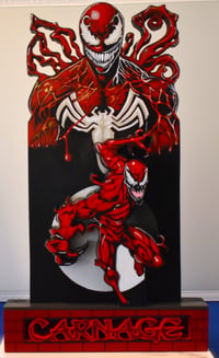 Image 2 of Carnage Hand Crafted 3D Wooden Diorama Wall Décor