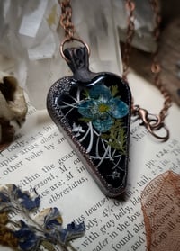 Image 5 of Snake Bones and Floral Heart Pendant