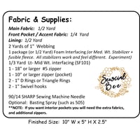Image 10 of Hip 2 Sling Sewing Pattern * Fanny Pack - Sling Bag - Hip Bag - PDF Download