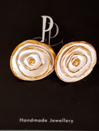 Image 1 of Stud Earrings - Summer Roses  (PCE037)