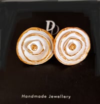 Image 4 of Stud Earrings - Summer Roses  (PCE037)