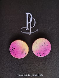 Image 3 of Stud Earrings - Contemporary Summer Studs (PCE048)