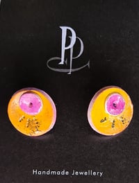 Image 3 of Stud Earrings - Contemporary Summer Studs (PCE050)