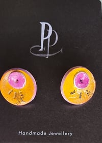 Image 5 of Stud Earrings - Contemporary Summer Studs (PCE050)