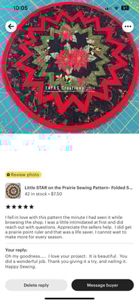 Image 10 of Little STAR on the Prairie Sewing Pattern~ PDF Download