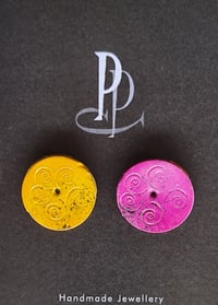 Image 1 of Stud Earrings - Contemporary Summer Studs (PCE051)