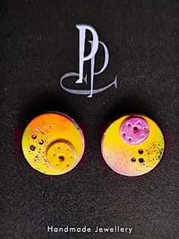 Image 1 of Stud Earrings - Contemporary Summer Studs (PCE052)