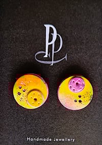 Image 3 of Stud Earrings - Contemporary Summer Studs (PCE052)