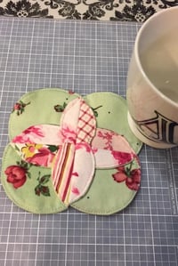 Image 4 of Sewcial Circle MUG RUG / Coaster Sewing Pattern -  PDF Download