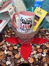 Image 8 of Sewcial Circle MUG RUG / Coaster Sewing Pattern -  PDF Download