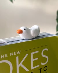 Image 1 of Handmade Clay Duck Bookmarks