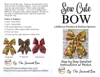 Image 4 of Sew Cute Quilted Bow - PDF Download