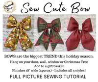 Image 1 of Sew Cute Quilted Bow - PDF Download
