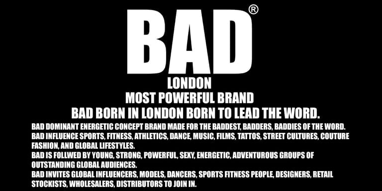 Bad Athletics Clothing London Premium Cropped Hoodie Designer Street Wear, Sports, fitness fashion