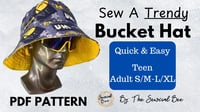 Image 5 of Sewcial BUCKET & Sun Hat Sewing Pattern - PDF Download