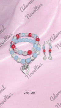 Image 1 of ANA826270 - Earrings and 10mm Glass Bead Combo