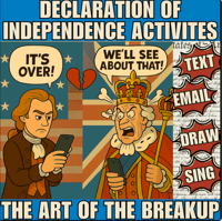 Image 1 of Declaration of Independence Activities - The Art of the Breakup Project
