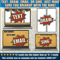 Image 4 of Declaration of Independence Activities - The Art of the Breakup Project