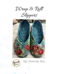 Image 5 of Wrap & Roll SLIPPERS Sewing Pattern - PDF Download