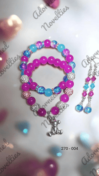 Image 9 of ANA826270 - Earrings and 10mm Glass Bead Combo