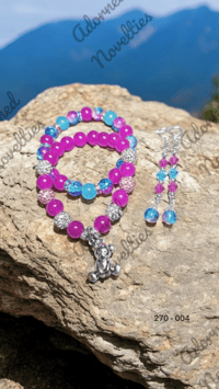 Image 10 of ANA826270 - Earrings and 10mm Glass Bead Combo