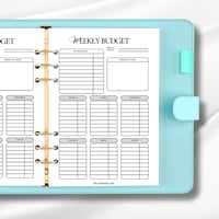Image 1 of Weekly Budget Insert