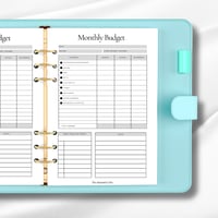 Image 1 of Monthly Budget Insert