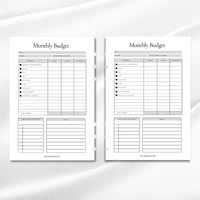 Image 2 of Monthly Budget Insert