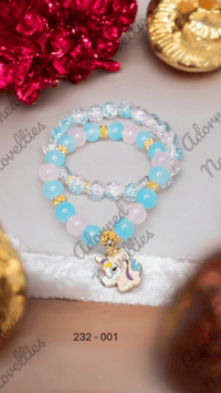 Image 1 of ANA826232 - Kids Glass Bracelet Sets