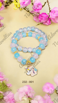 Image 2 of ANA826232 - Kids Glass Bracelet Sets