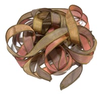 Image 4 of 1PC. SAVANNAH 42" hand dyed wrist wrap bracelet silk ribbon//Yoga wrist wrap bracelet ribbon