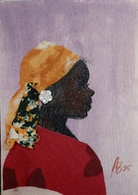 Daily Sketch yellow scarf