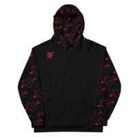 Image 4 of FALLING HEARTS HOODIE