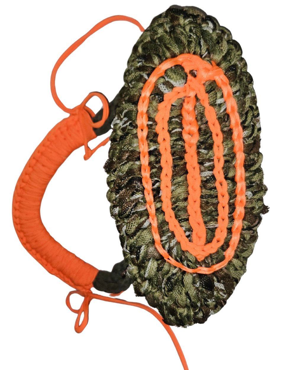 Image of FOREST - Camouflage Mesh Orange Recycled Textile Bag