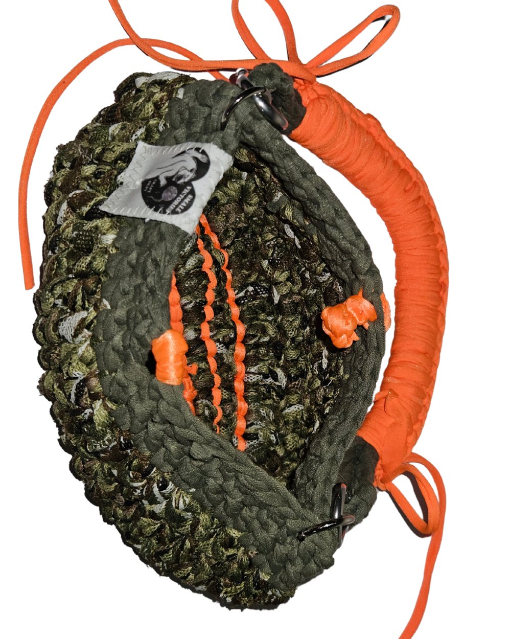 Image of FOREST - Camouflage Mesh Orange Recycled Textile Bag