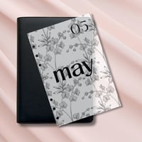 Image 2 of Monthly Dashboard Overlay-Vellum (Set of 12)