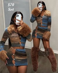 Sweater Fur Set