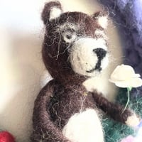 Image 4 of Baby Bear - Handfelted wreath