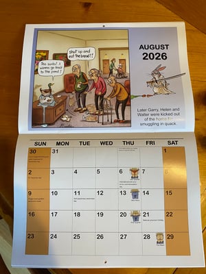 Image of THE RABBIT TRAP 2026 calendar