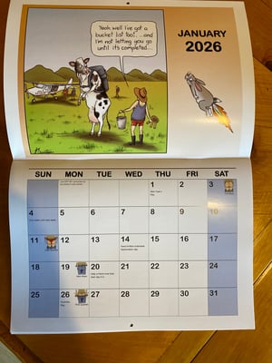 Image of THE RABBIT TRAP 2026 calendar