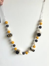 Image 5 of Bee and felt ball garland