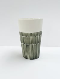 Image 3 of Vessel with brush strokes 11.5cm