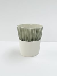 Image 1 of Vessel with brush strokes 7.5cm