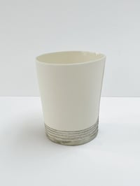 Image 1 of Vessel with stripe detail 7.5cm