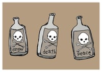 Postcard / Print Empty Bottles