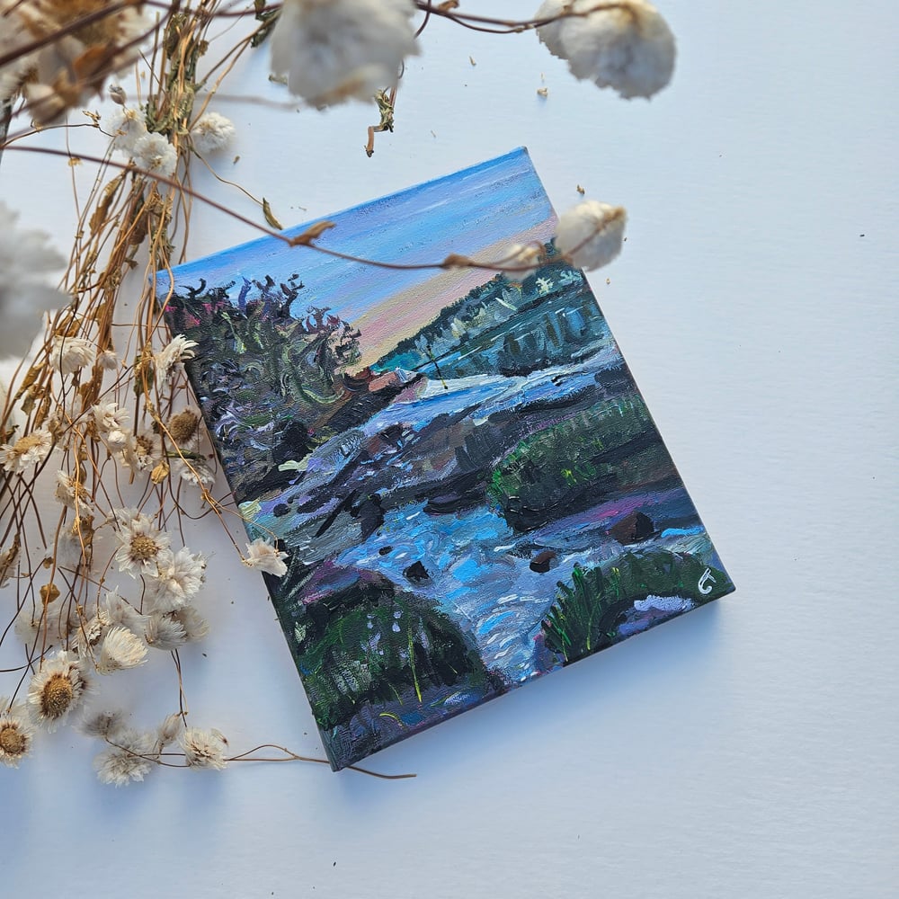 Image of Crépuscule au bord de l'Odet