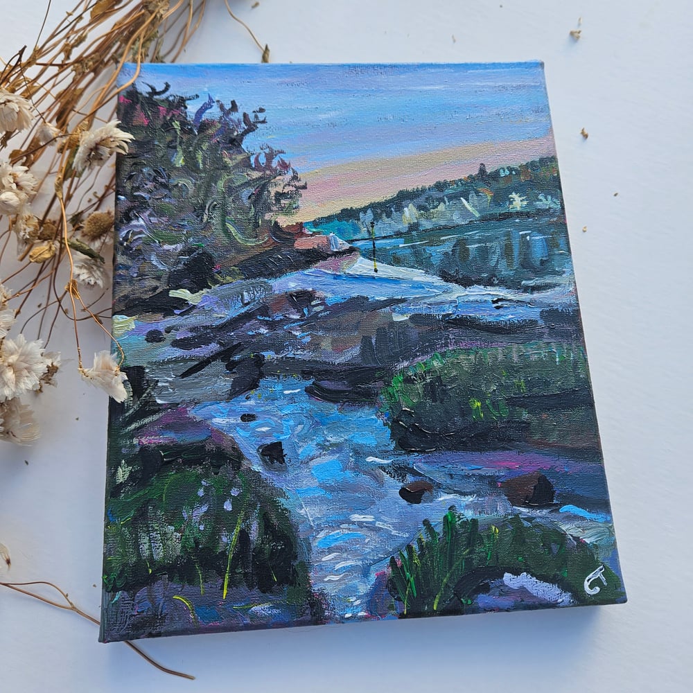 Image of Crépuscule au bord de l'Odet