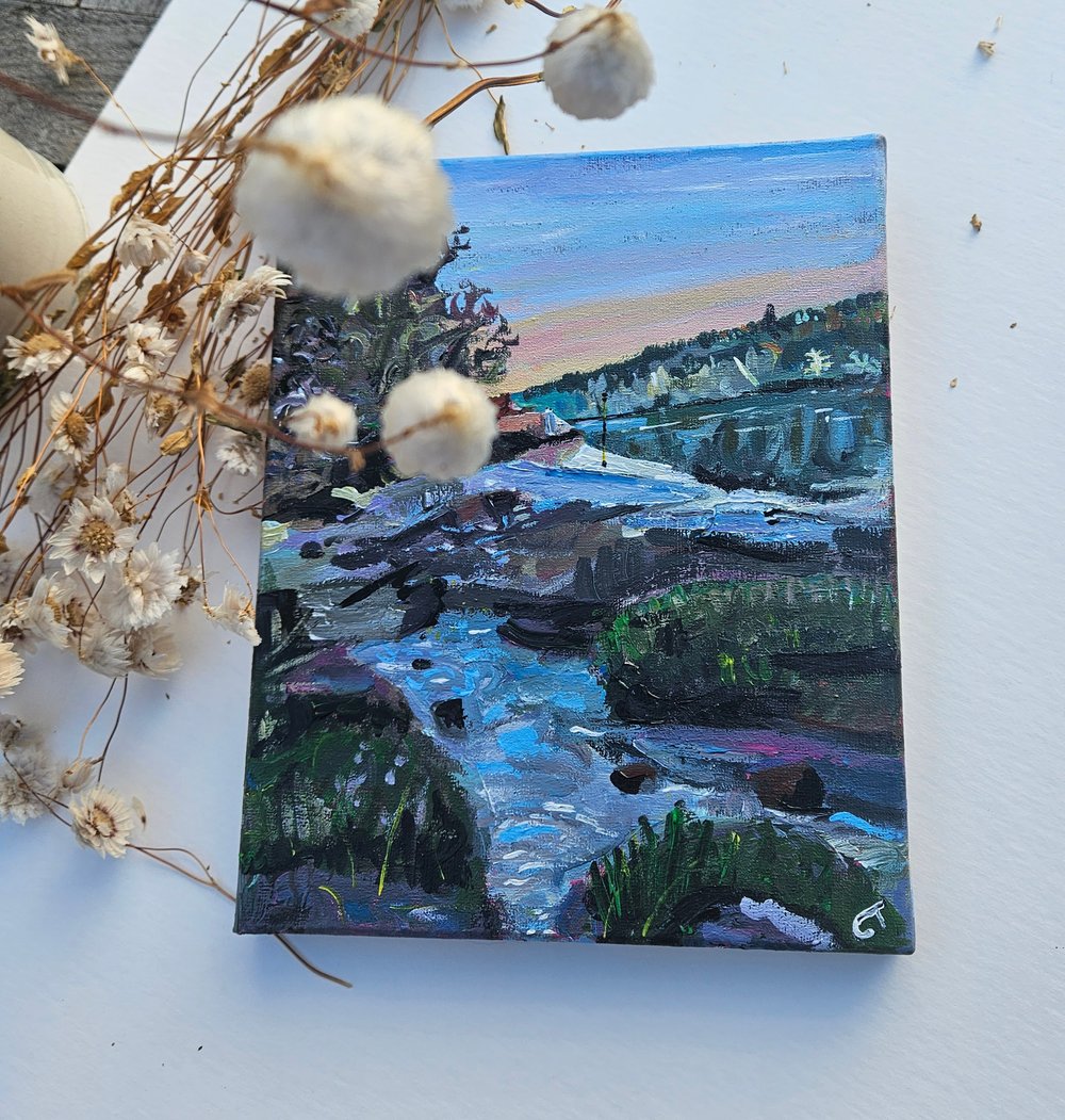 Image of Crépuscule au bord de l'Odet