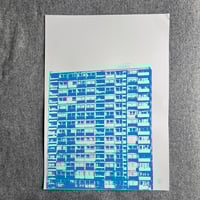 Image 1 of Towerblock screenprint on paper