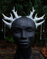 Image 2 of Ice Crystal Antler Headpiece